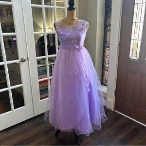 Children’s handmade purple princess dress